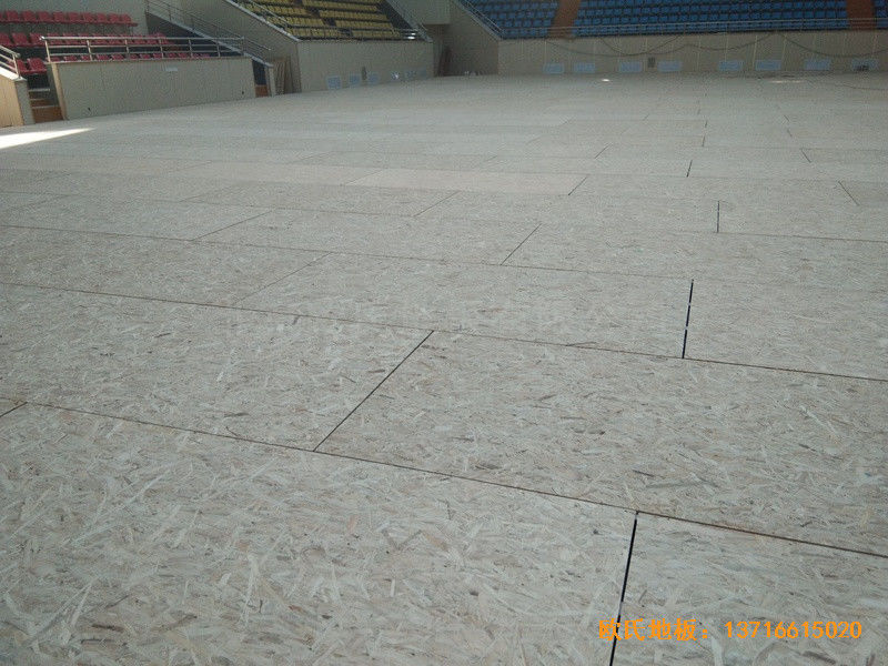 廣西全州體育館運(yùn)動木地板安裝案例2