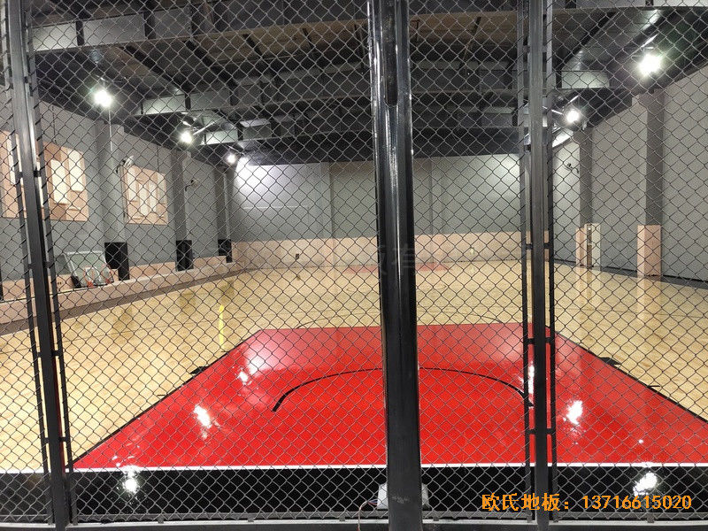 上海松江區(qū)kc籃球公園體育地板鋪設(shè)案例2