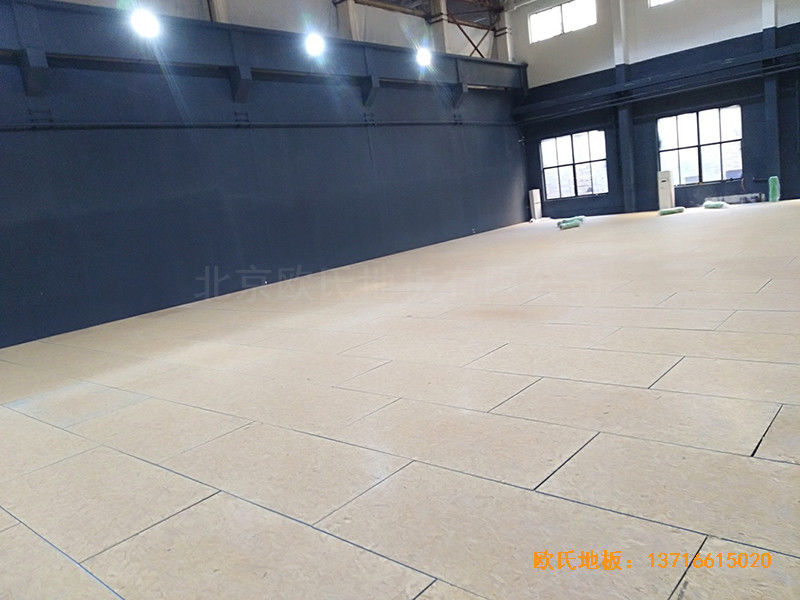 山東同昌23號(hào)籃球館體育地板鋪裝案例2