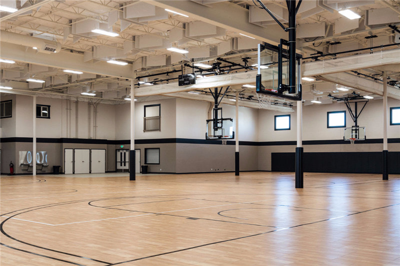 室內籃球場木地板