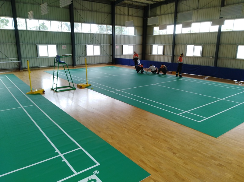 巴布亞新幾內亞羽毛球館施工案例
