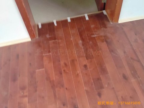 四川南充順慶區消防隊運動館體育地板