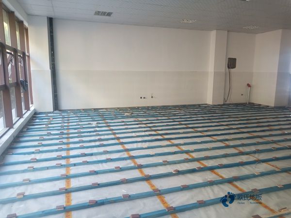 質量好體育運動地板施工3